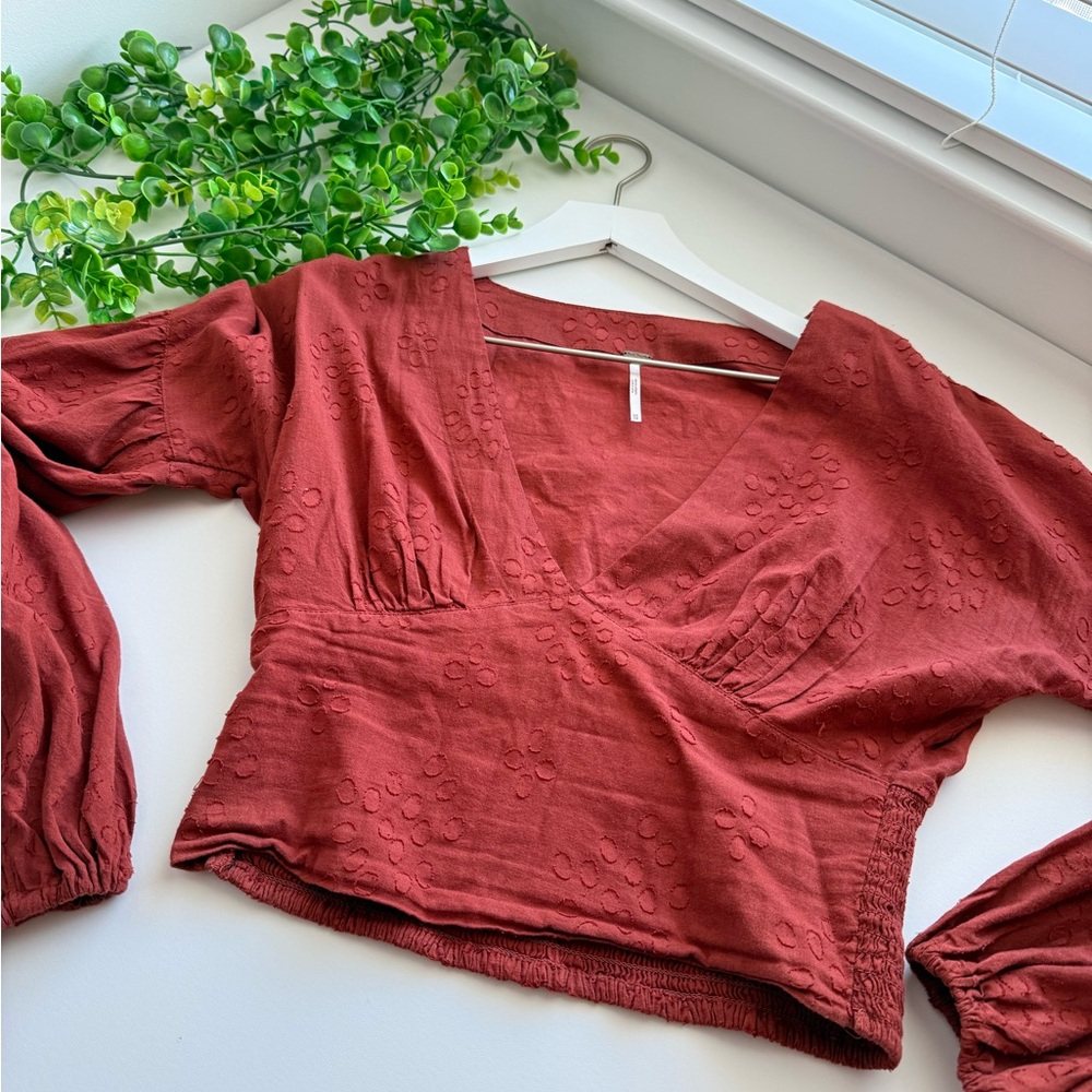 Free People Top Dot Texture Size XS